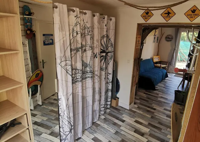 De La Glisse Feriehus Lacanau